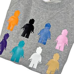 Lego x Target Collection Men's SM Graphic Sweatshirt Minifigures NWT